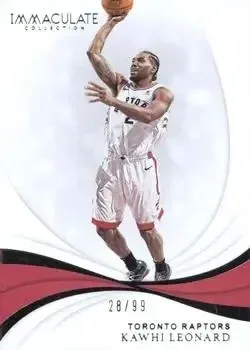 2018-19 Panini Immaculate Collection #8 Kawhi Leonard
