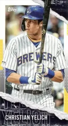 2020 Topps Rip - Mini Cards #M-9 - Christian Yelich - Milwaukee Brewers
