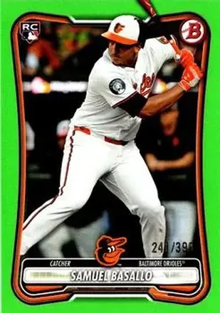 2026 Bowman - Neon Green #93 - Samuel Basallo - Baltimore Orioles