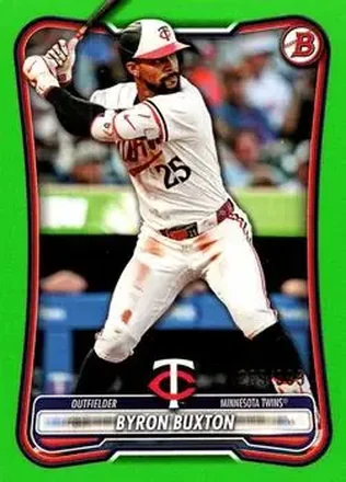 2026 Bowman - Neon Green #94 - Byron Buxton - Minnesota Twins