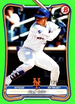 2026 Bowman - Neon Green #97 - Juan Soto - New York Mets