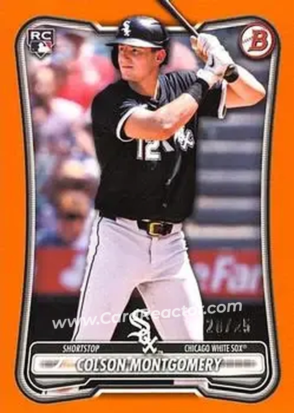 2026 Bowman - Orange #68 - Colson Montgomery - Chicago White Sox - Front