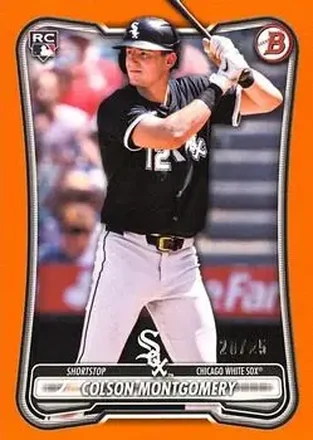 2026 Bowman - Orange #68 - Colson Montgomery - Chicago White Sox