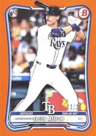 2026 Bowman - Orange #87 - Jacob Melton - Tampa Bay Rays