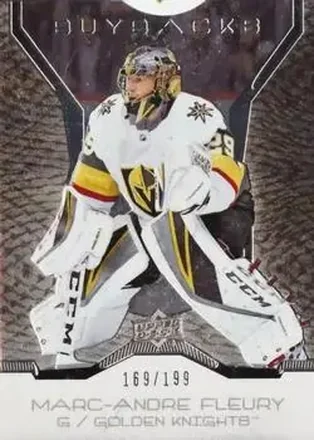 2019-20 Upper Deck Buybacks #3 - Marc-Andre Fleury - Vegas Golden Knights