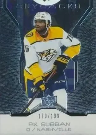 2019-20 Upper Deck Buybacks #11 - P.K. Subban - Nashville Predators