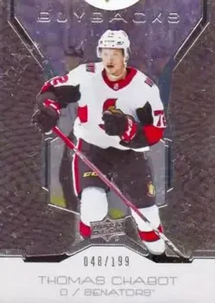 2019-20 Upper Deck Buybacks #21 - Thomas Chabot - Ottawa Senators