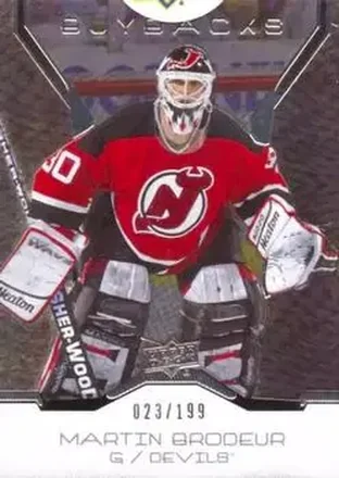 2019-20 Upper Deck Buybacks #37 - Martin Brodeur - New Jersey Devils