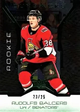 2019-20 Upper Deck Buybacks - Emerald #49 - Rudolfs Balcers - Ottawa Senators