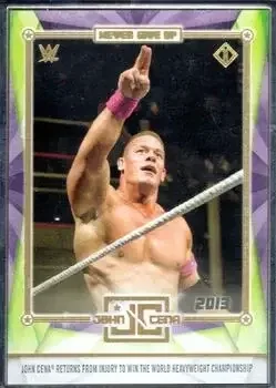 2020 Topps WWE Transcendent feature card