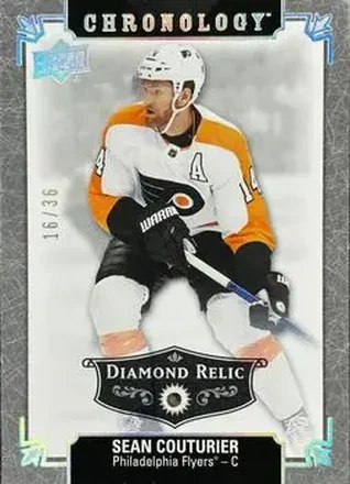 2019-20 Upper Deck Chronology - Diamond Relics #120 - Sean Couturier - Philadelphia Flyers