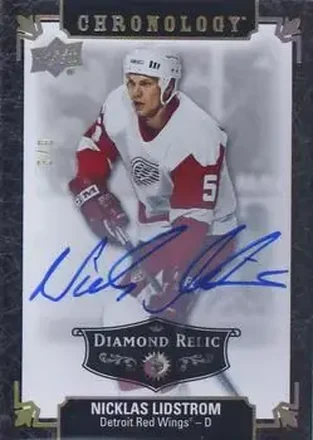 2019-20 Upper Deck Chronology - Diamond Relics Black #140 - Nicklas Lidstrom - Detroit Red Wings