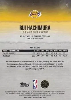 Back of Rui Hachimura