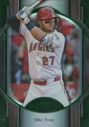 2025 Topps Five Star - Emerald #16 - Mike Trout - Los Angeles Angels