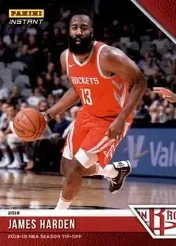 2018-19 Panini Instant NBA #6 James Harden