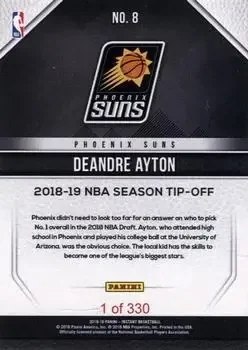 Back of Deandre Ayton
