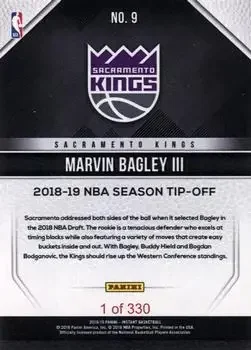 Back of Marvin Bagley III