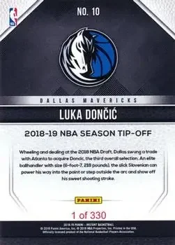 Back of Luka Dončić