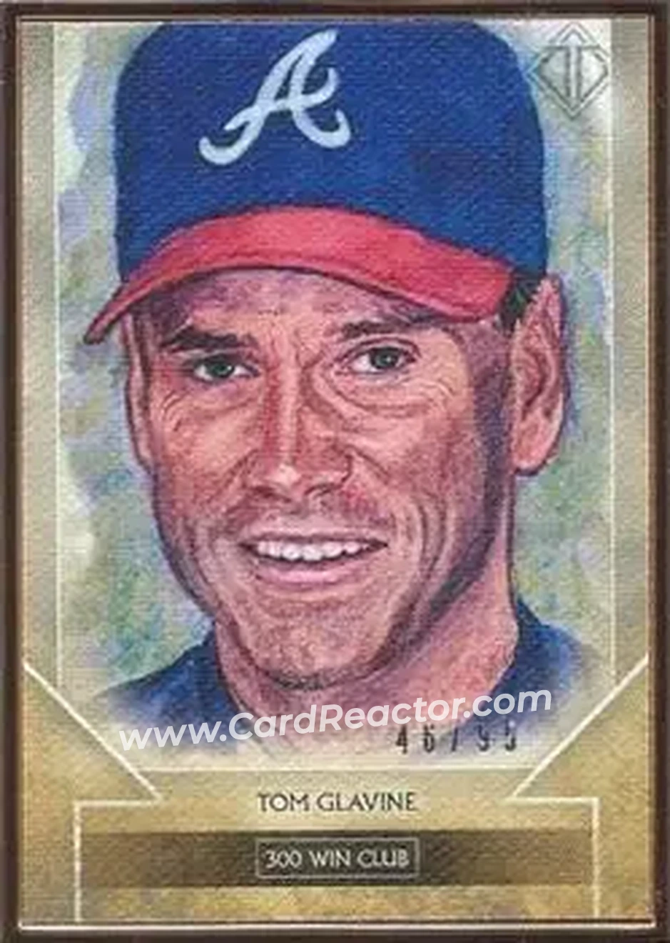 2020 Topps Transcendent Collection - Sketch Reproductions #TTCR-TG - Tom Glavine - Atlanta Braves - Front