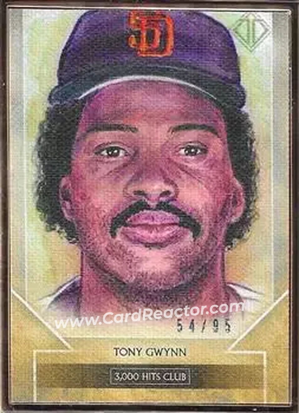 2020 Topps Transcendent Collection - Sketch Reproductions #TTCR-TNY - Tony Gwynn - San Diego Padres - Front 2020 Topps Transcendent Collection - Sketch Reproductions #TTCR-TNY - Tony Gwynn - San Diego Padres - Front