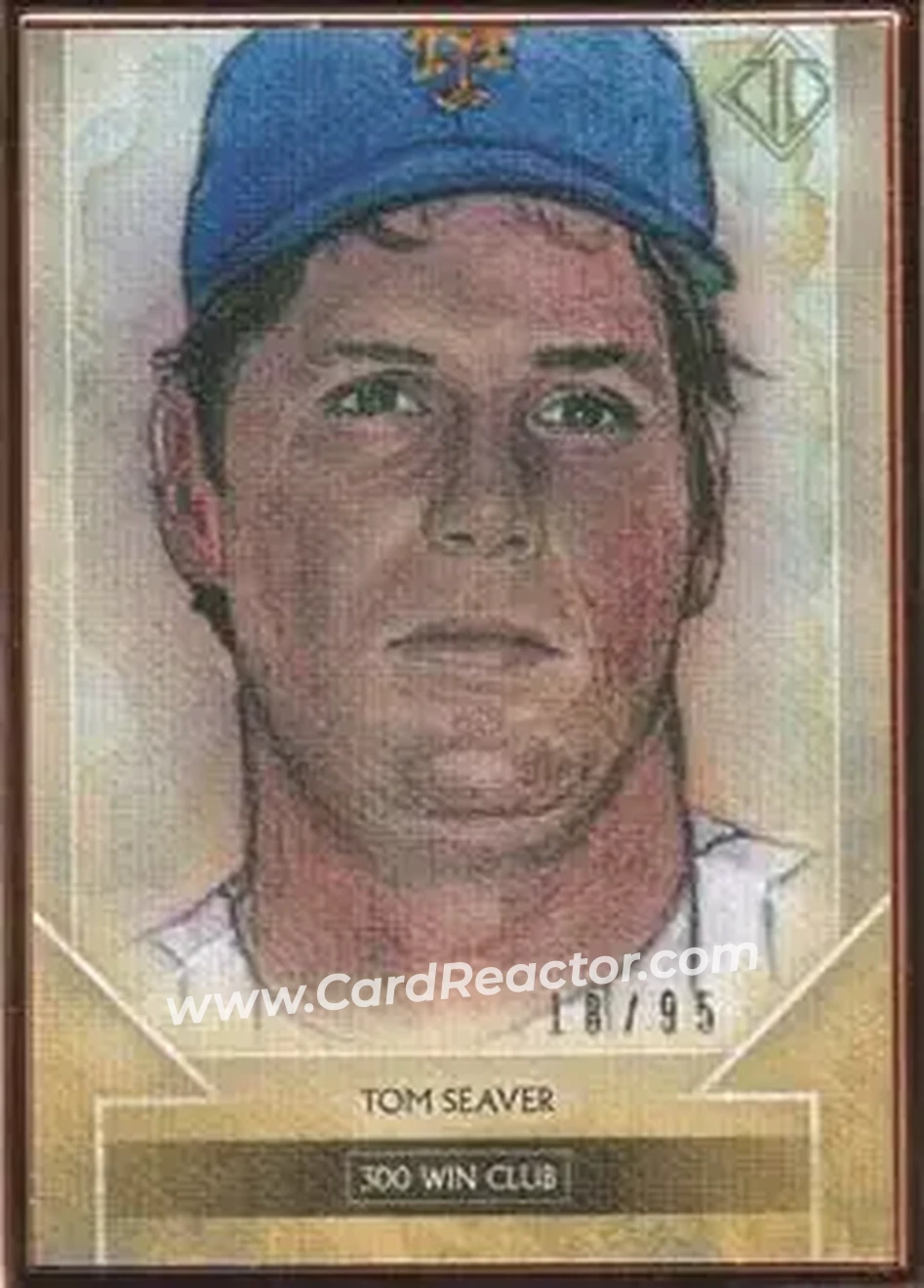 2020 Topps Transcendent Collection - Sketch Reproductions #TTCR-TS - Tom Seaver - New York Mets - Front