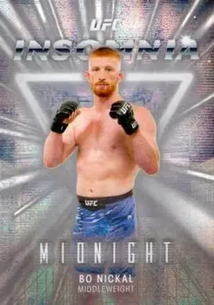 2025 Topps Midnight UFC - Insomnia Moonbeam #IN-1 - Bo Nickal