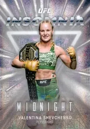2025 Topps Midnight UFC - Insomnia Moonbeam #IN-2 - Valentina Shevchenko