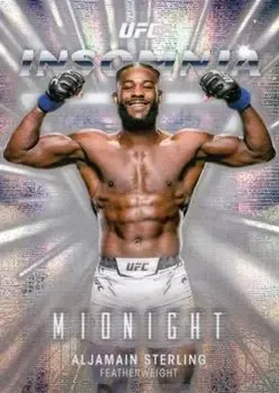 2025 Topps Midnight UFC - Insomnia Moonbeam #IN-10 - Aljamain Sterling