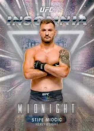 2025 Topps Midnight UFC - Insomnia Moonbeam #IN-12 - Stipe Miocic
