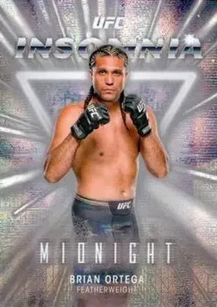 2025 Topps Midnight UFC - Insomnia Moonbeam #IN-16 - Brian Ortega