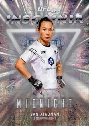 2025 Topps Midnight UFC - Insomnia Moonbeam #IN-17 - Yan Xiaonan