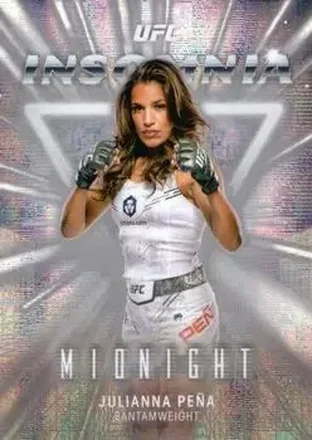 2025 Topps Midnight UFC - Insomnia Moonbeam #IN-22 - Julianna Peña