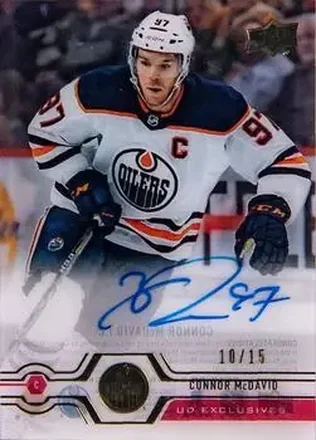 2019-20 Upper Deck Clear Cut - Exclusives #CC-CM - Connor McDavid - Edmonton Oilers