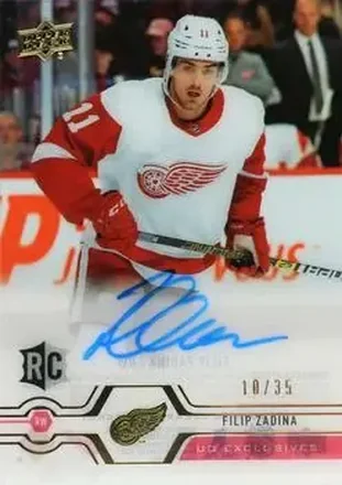 2019-20 Upper Deck Clear Cut - Exclusives #CC-FZ - Filip Zadina - Detroit Red Wings