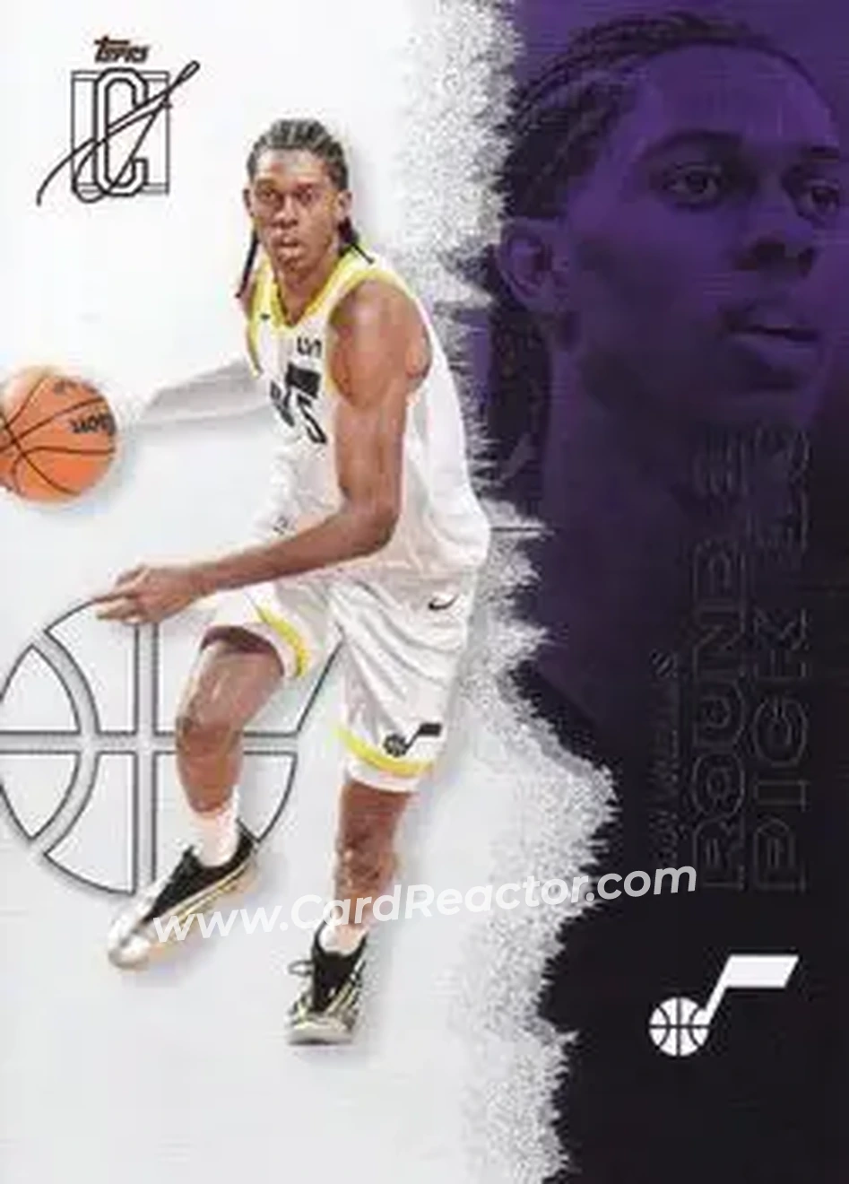 2025-26 Topps Signature Class #17 - Cody Williams - Utah Jazz - Front