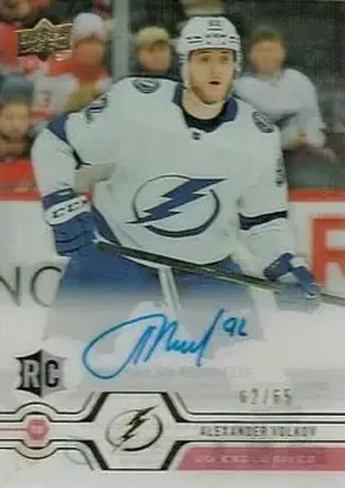2019-20 Upper Deck Clear Cut - Exclusives #CC-VO - Alexander Volkov - Tampa Bay Lightning