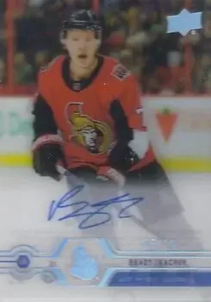 2019-20 Upper Deck Clear Cut - High Gloss #CC-BT - Brady Tkachuk - Ottawa Senators