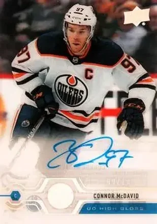 2019-20 Upper Deck Clear Cut - High Gloss #CC-CM - Connor McDavid - Edmonton Oilers