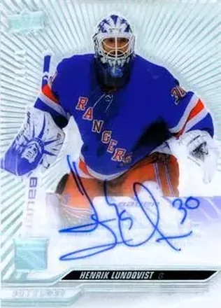 2023-24 Upper Deck Clear Cut - Outburst #CC-HL - Henrik Lundqvist - New York Rangers