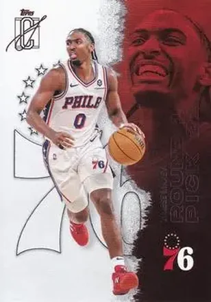 2025-26 Topps Signature Class #18 - Tyrese Maxey - Philadelphia 76ers 2025-26 Topps Signature Class #18 - Tyrese Maxey - Philadelphia 76ers