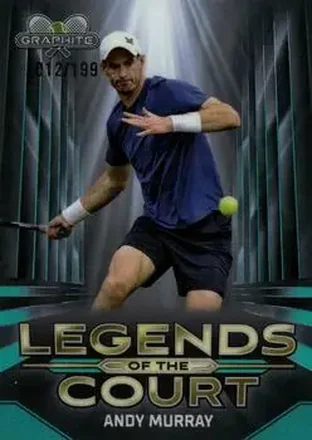 2024 Topps Graphite - Legends of the Court Aqua Refractor #LOC-AM - Andy Murray