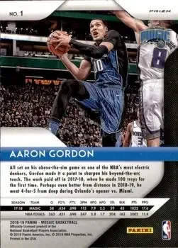 Back of Aaron Gordon