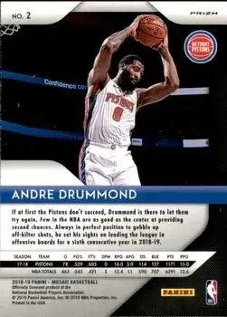 Back of Andre Drummond