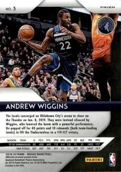 Back of Andrew Wiggins