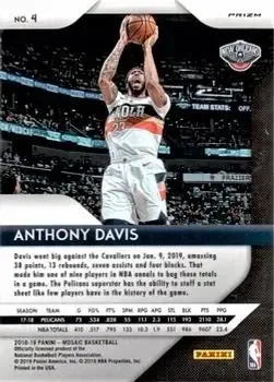 Back of Anthony Davis