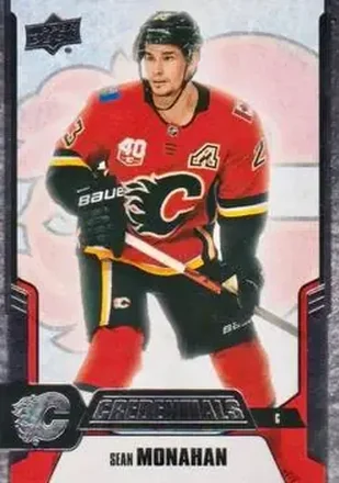 2019-20 Upper Deck Credentials #12 - Sean Monahan - Calgary Flames