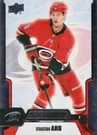 2019-20 Upper Deck Credentials #16 - Sebastian Aho - Carolina Hurricanes