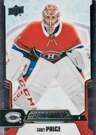2019-20 Upper Deck Credentials #19 - Carey Price - Montreal Canadiens