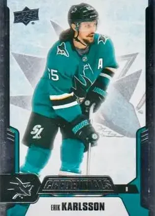 2019-20 Upper Deck Credentials #20 - Erik Karlsson - San Jose Sharks