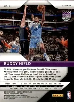 Back of Buddy Hield